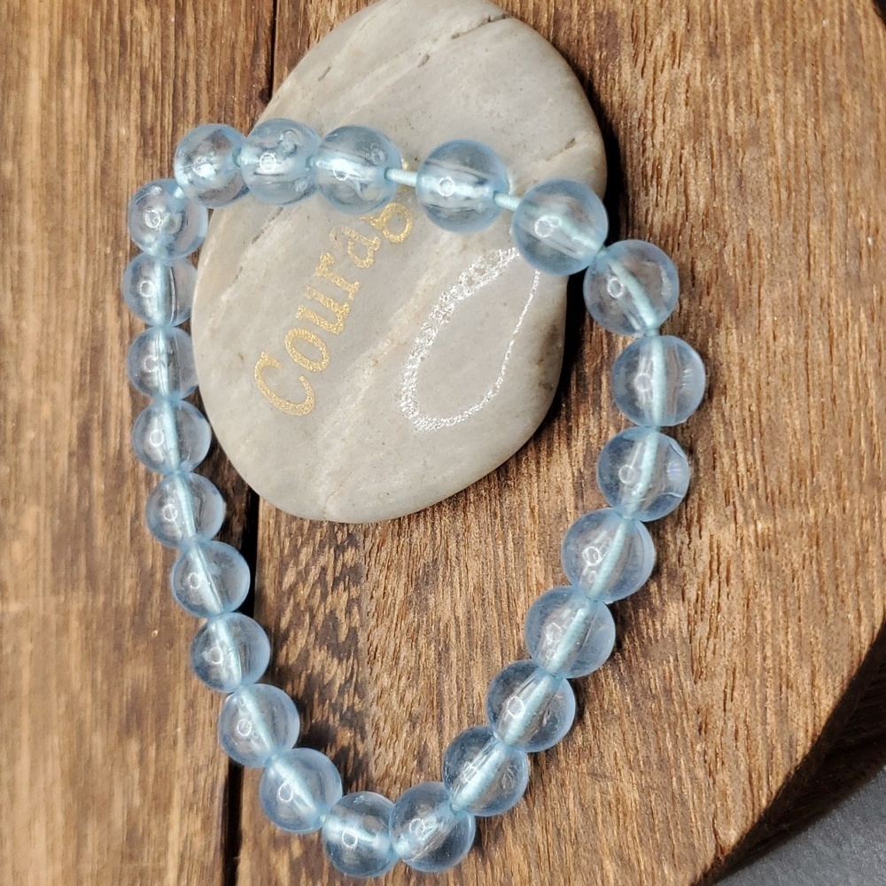 B2914 cerulean sky‎ bubble bracelet